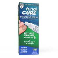 FUNGICURE® INTENSIVE Liquid - FUNGICURE INTENSIVE Maximum Strength Spray is strong medicine for the cure of most finger and toe area fungal infections.